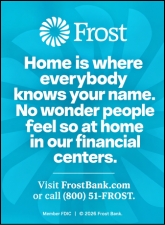 Frost Bank Sponsorship Banner